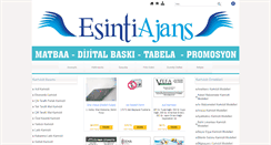 Desktop Screenshot of esintiajans.com