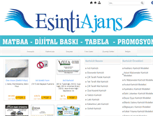 Tablet Screenshot of esintiajans.com